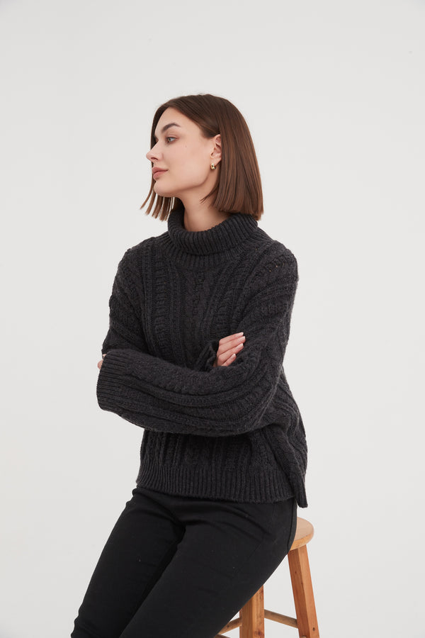 Chunky Cable Oversized Knit