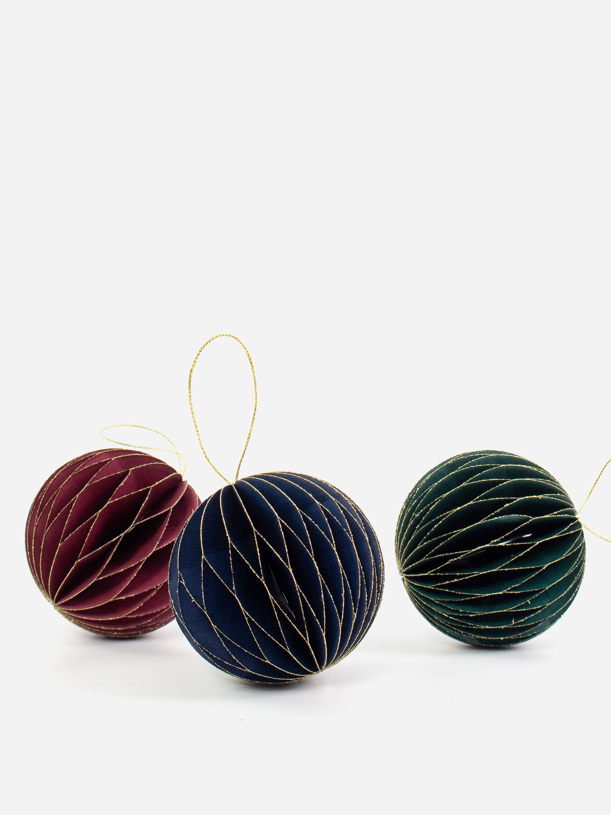 Claret Hanging Paper Ball