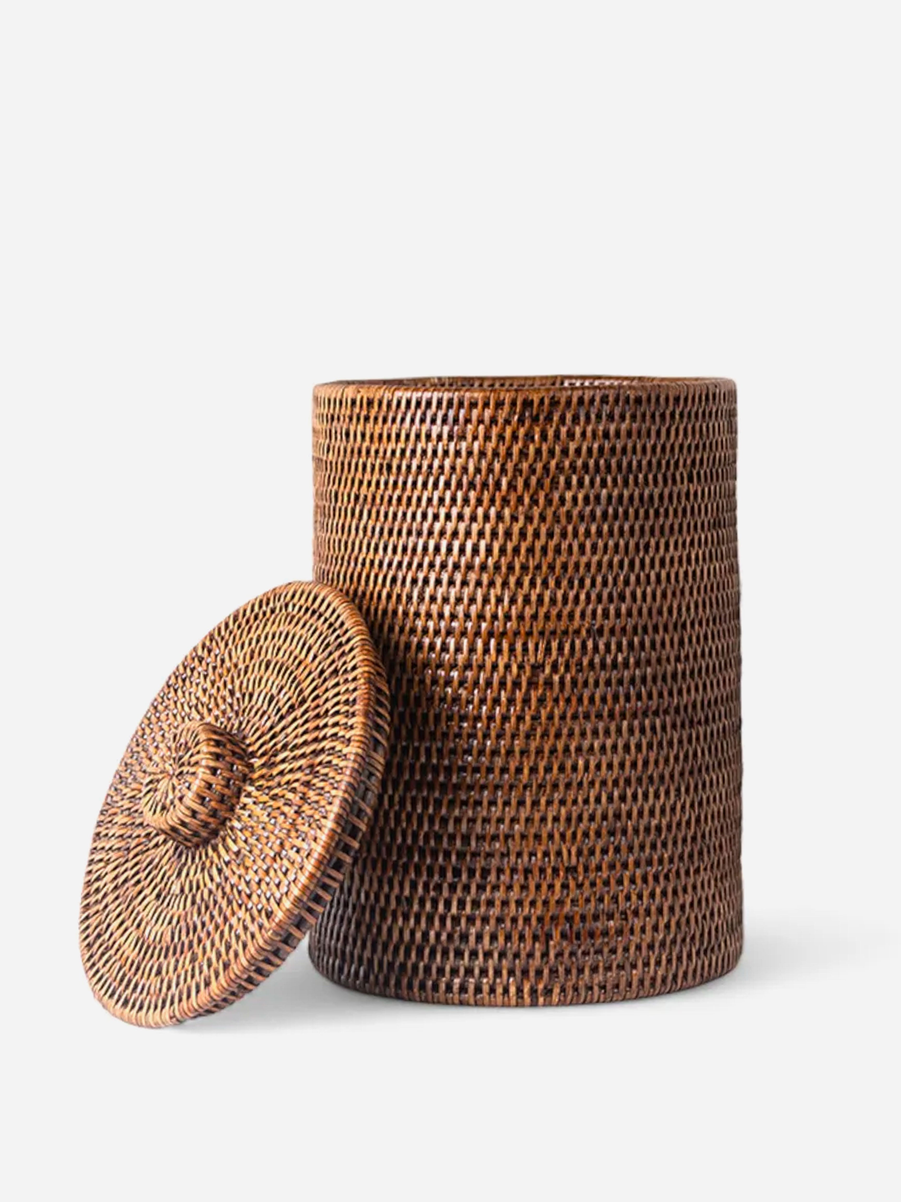 Coco Waste Basket with Lid