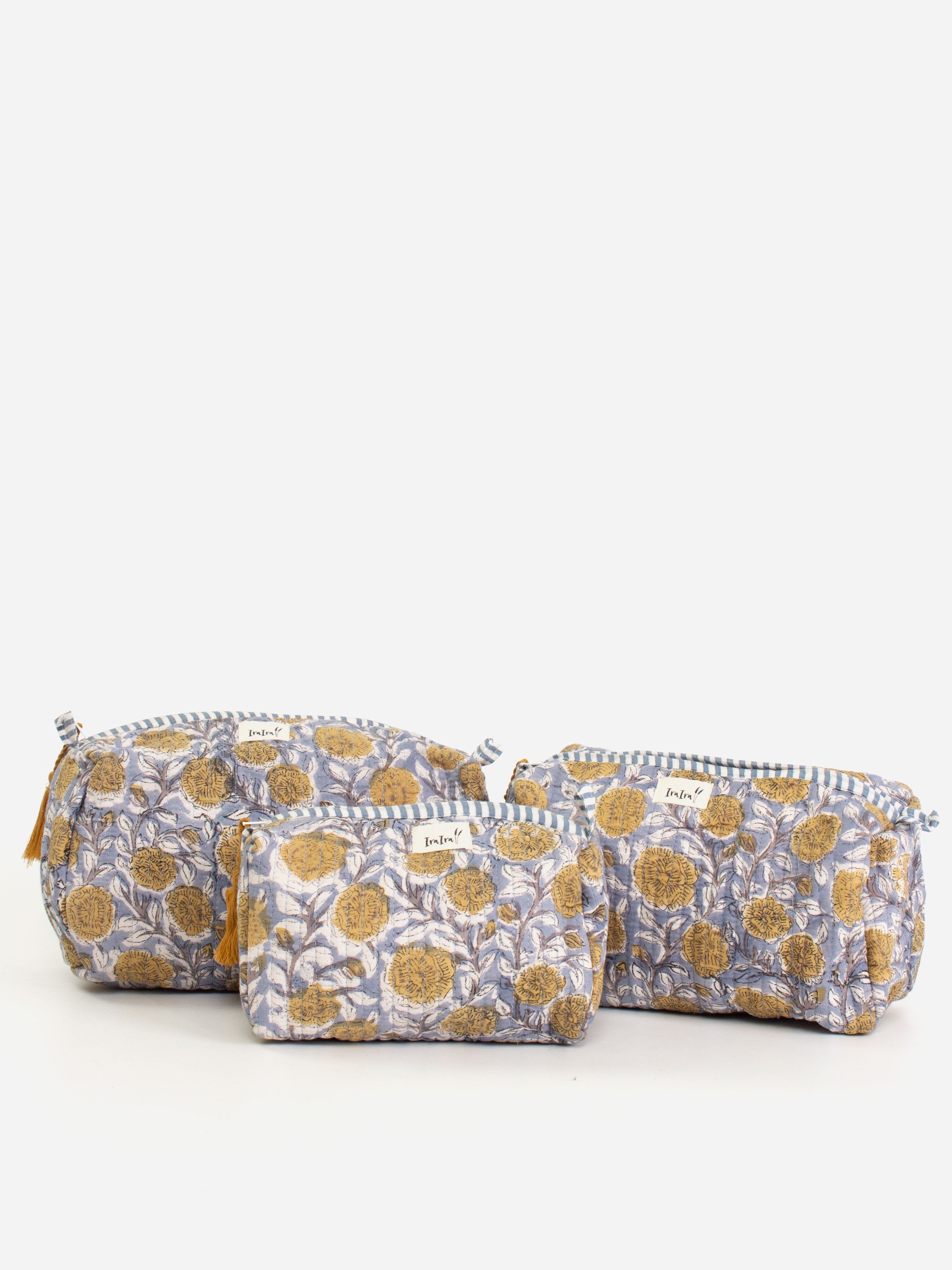 Cornflower Marigold Cosmetic Case Set