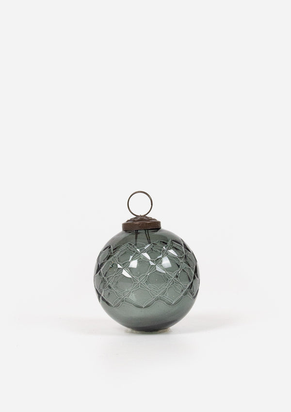 Glass Teal Bauble