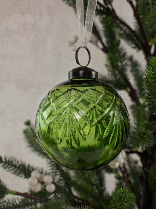 Cut Glass Bauble