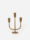 Dax 3 Light Gold Candle Stand