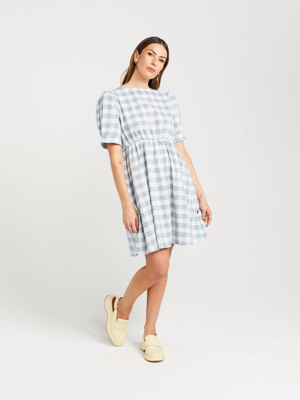 Dazzle Marine Check Dress