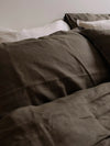 Linen Duvet Set - Deep Moss