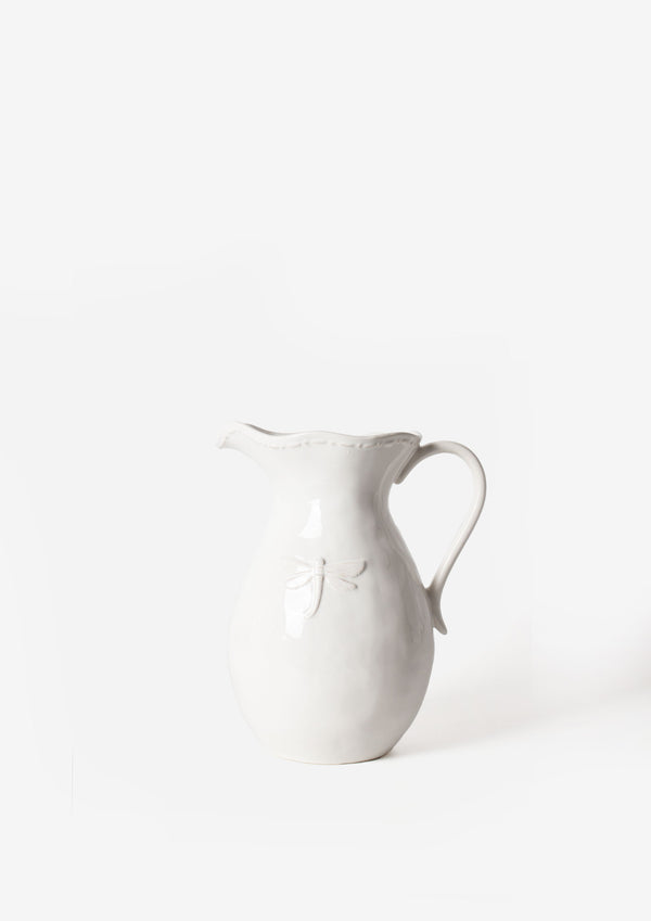 Dragonfly White Jug - Small