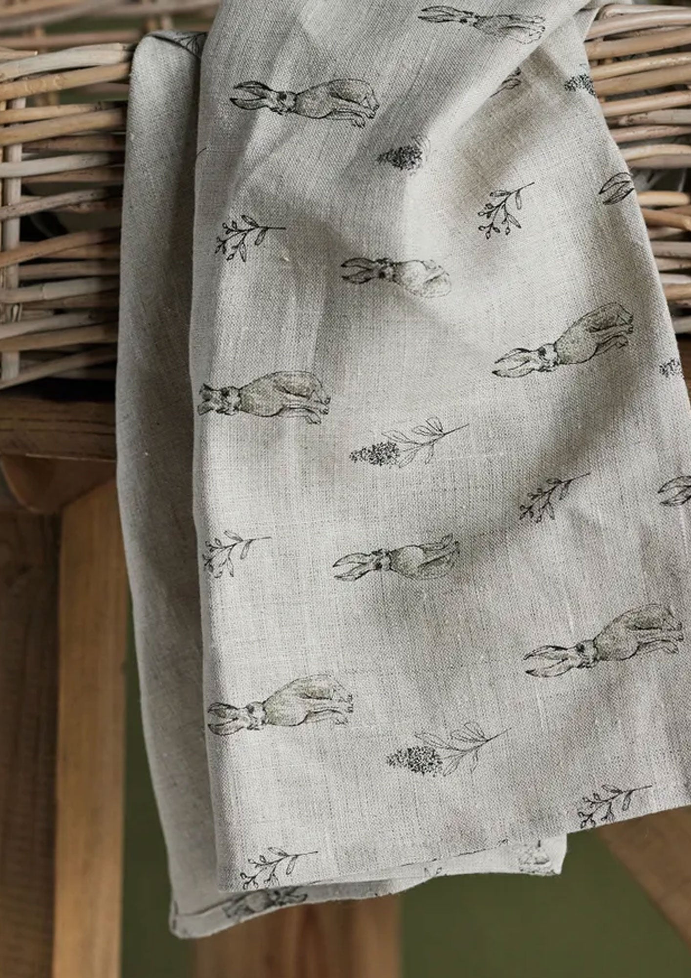 Harold Petite Linen Tea Towel