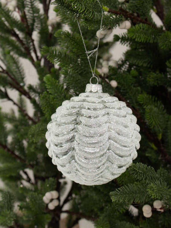 Elena Frosted Hanging Ornament