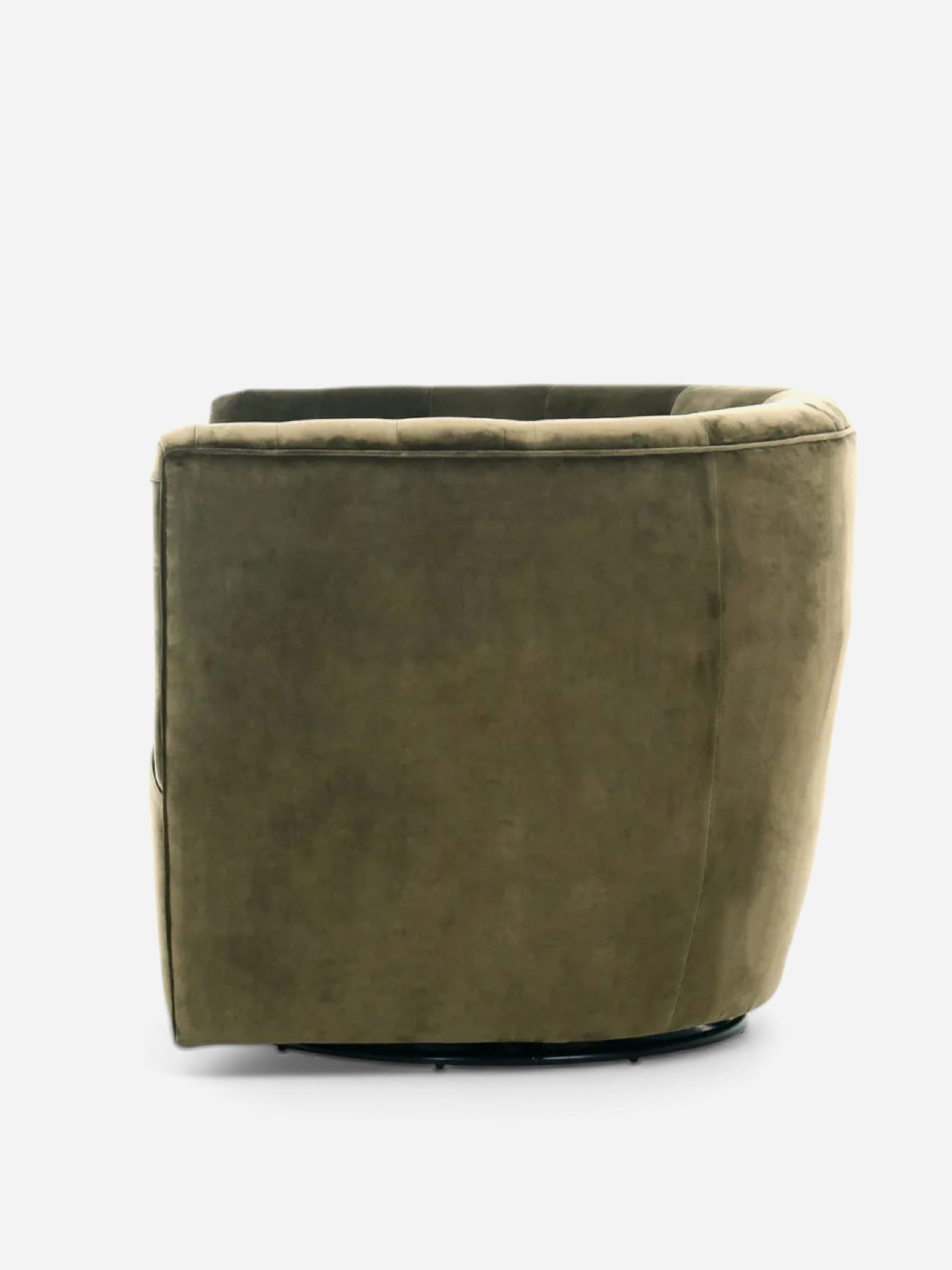 Ellis Olive Swivel Chair