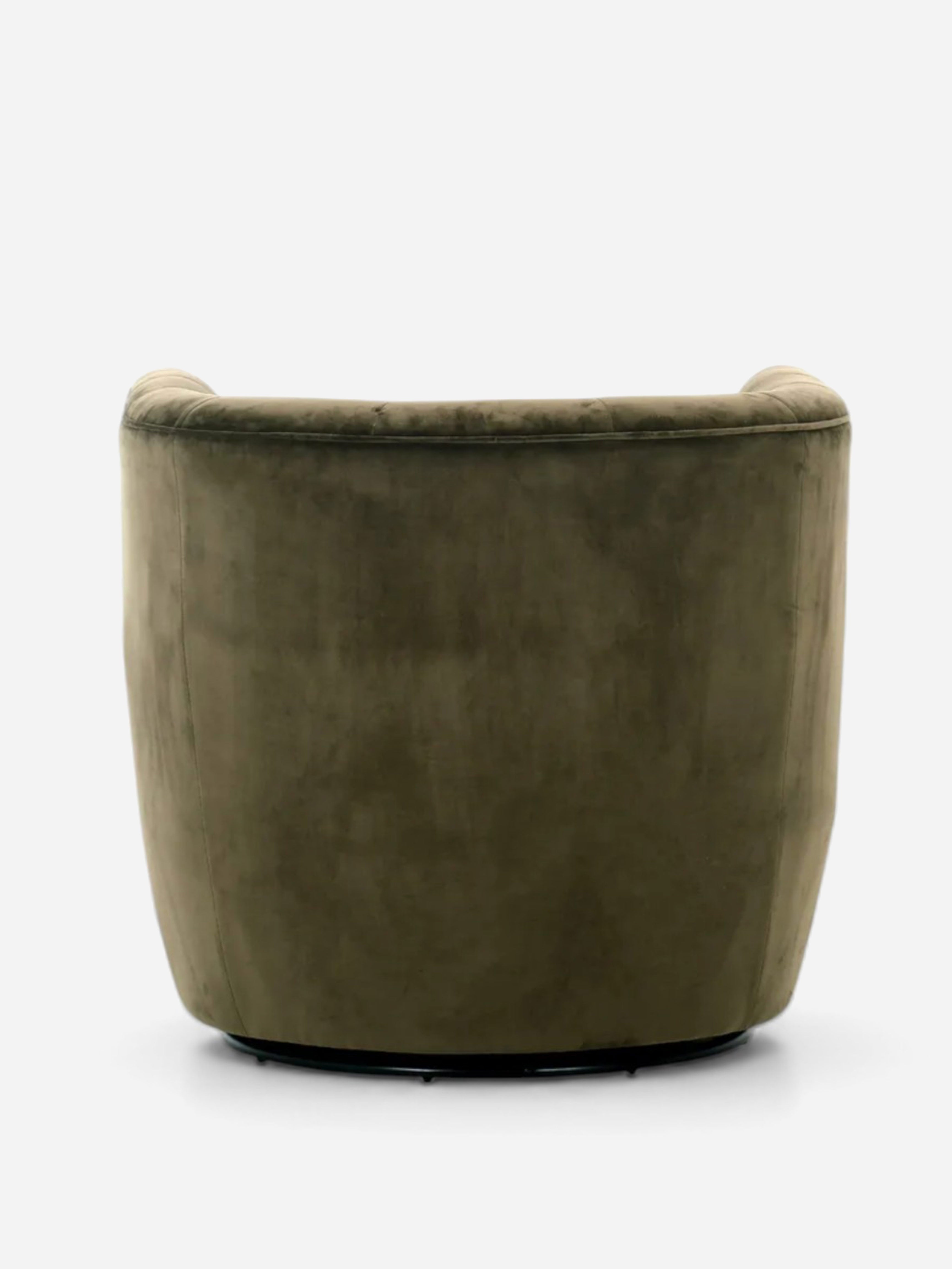 Ellis Olive Swivel Chair