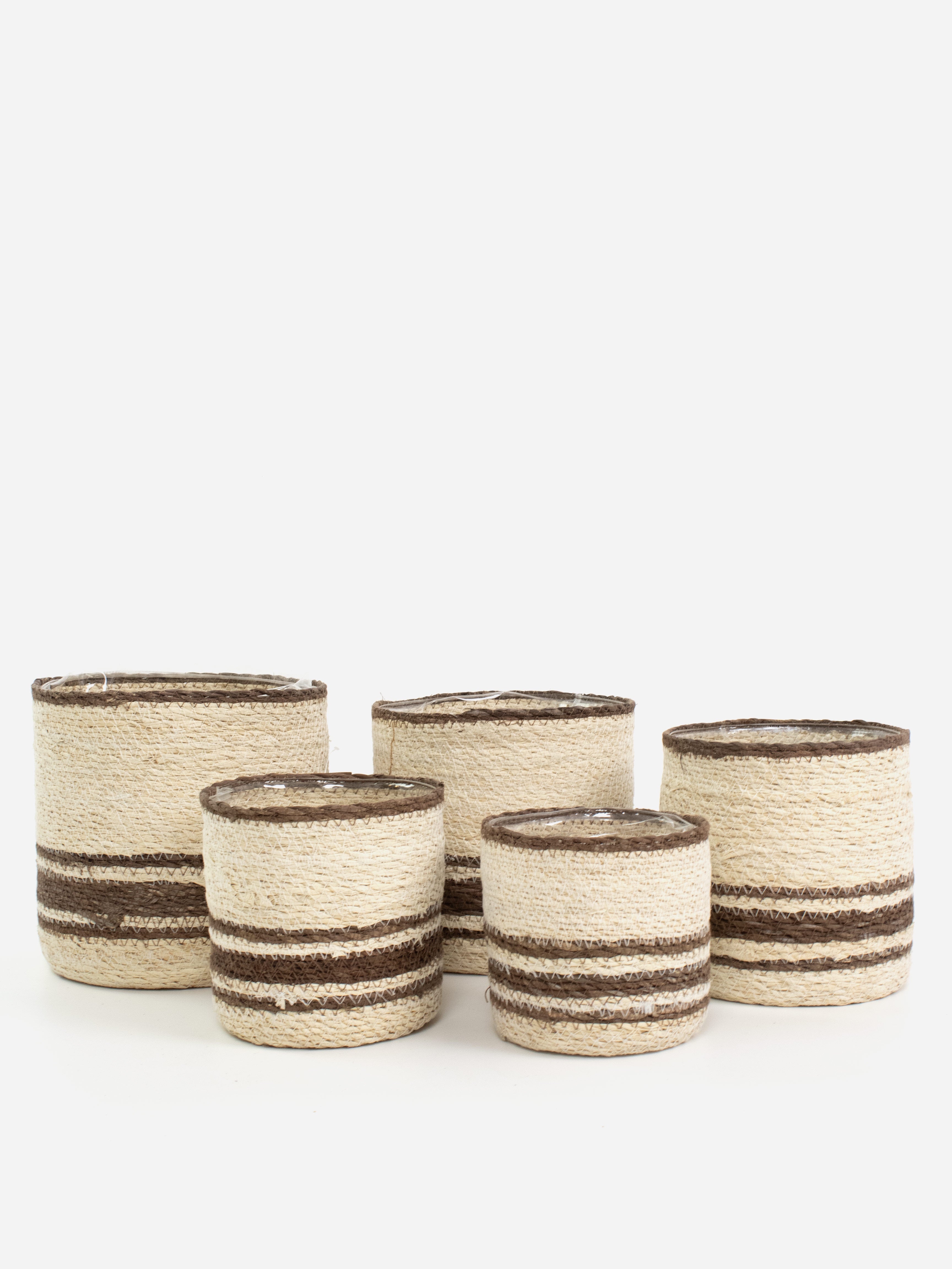 Eloise Pecan Planter Basket