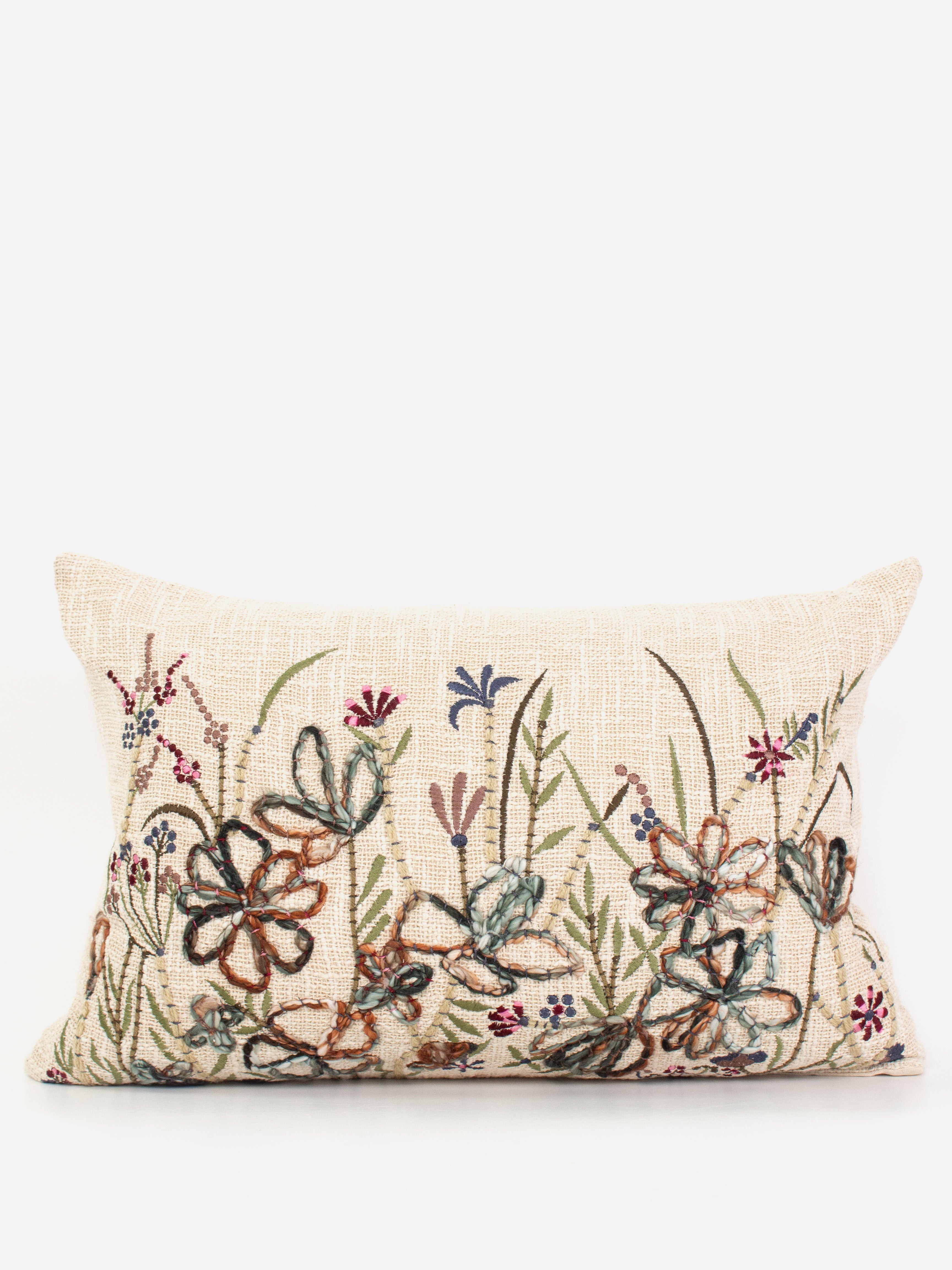 Embroidered Cushion Cover