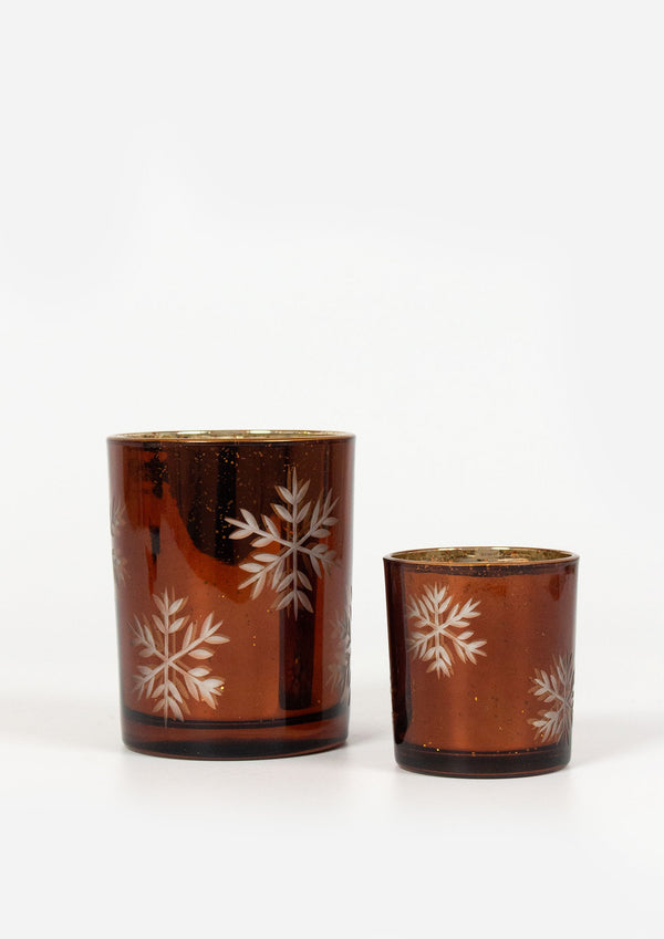 Etch Amber Votive