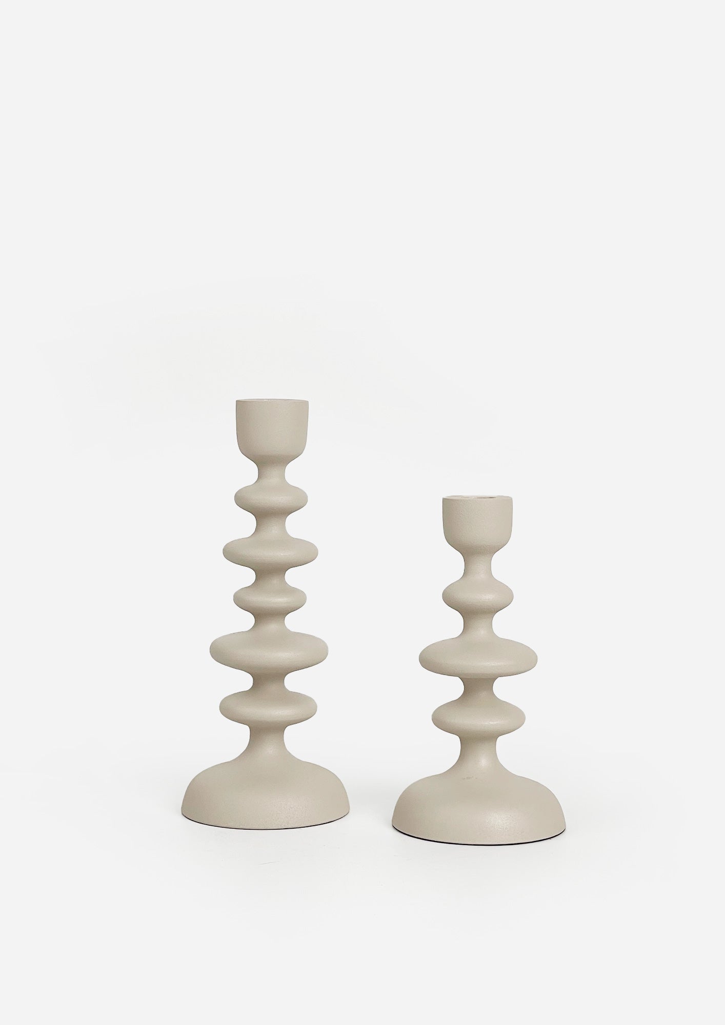 Eve Off White Candle Holder