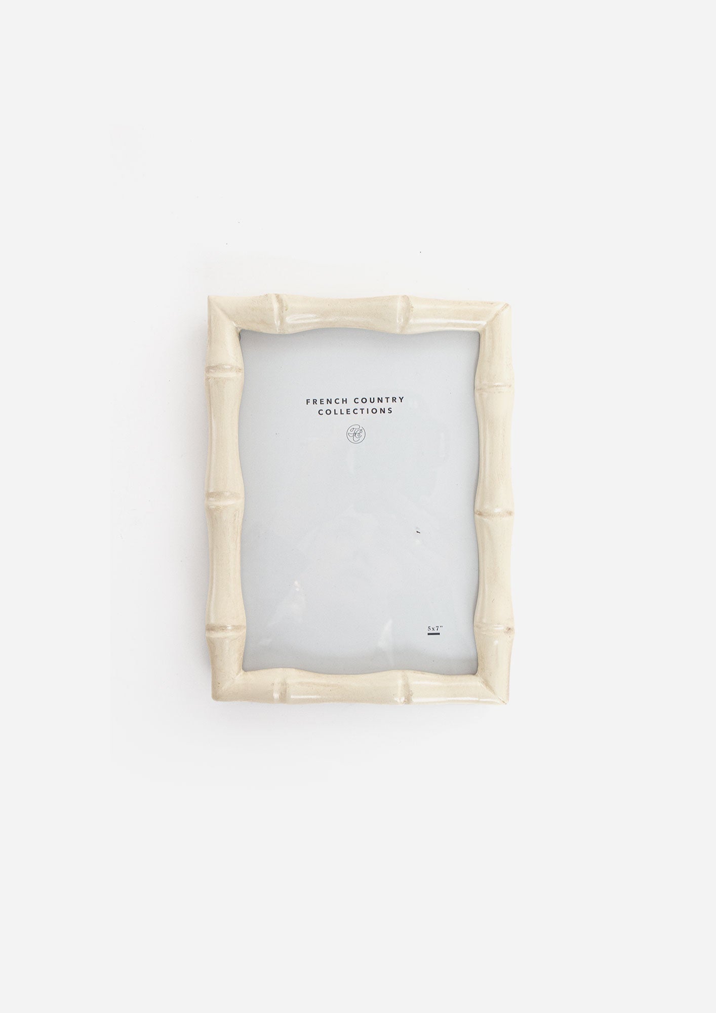 Faux Bamboo Cream Photo Frame