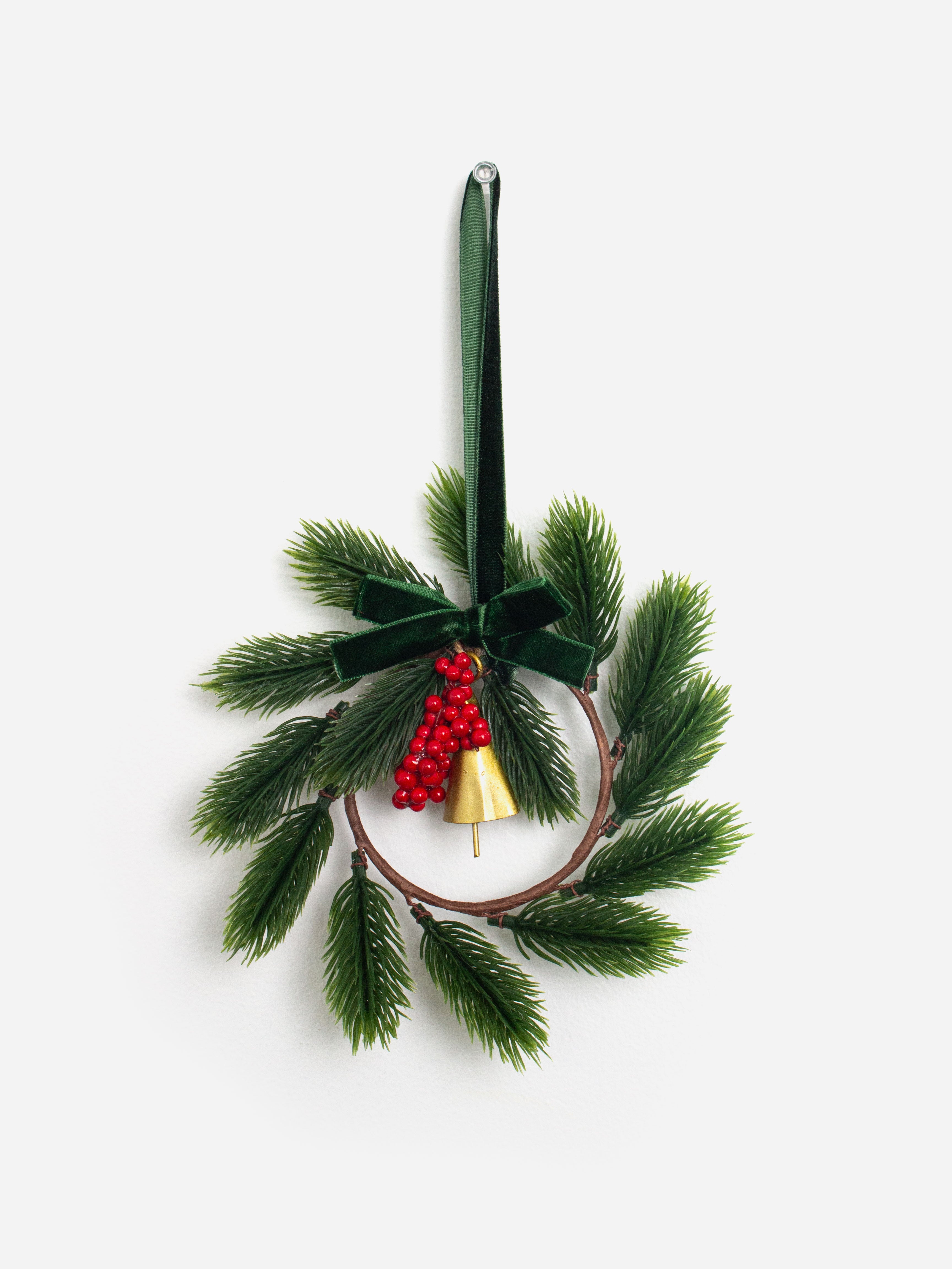 Festive Sprig Mini Wreath