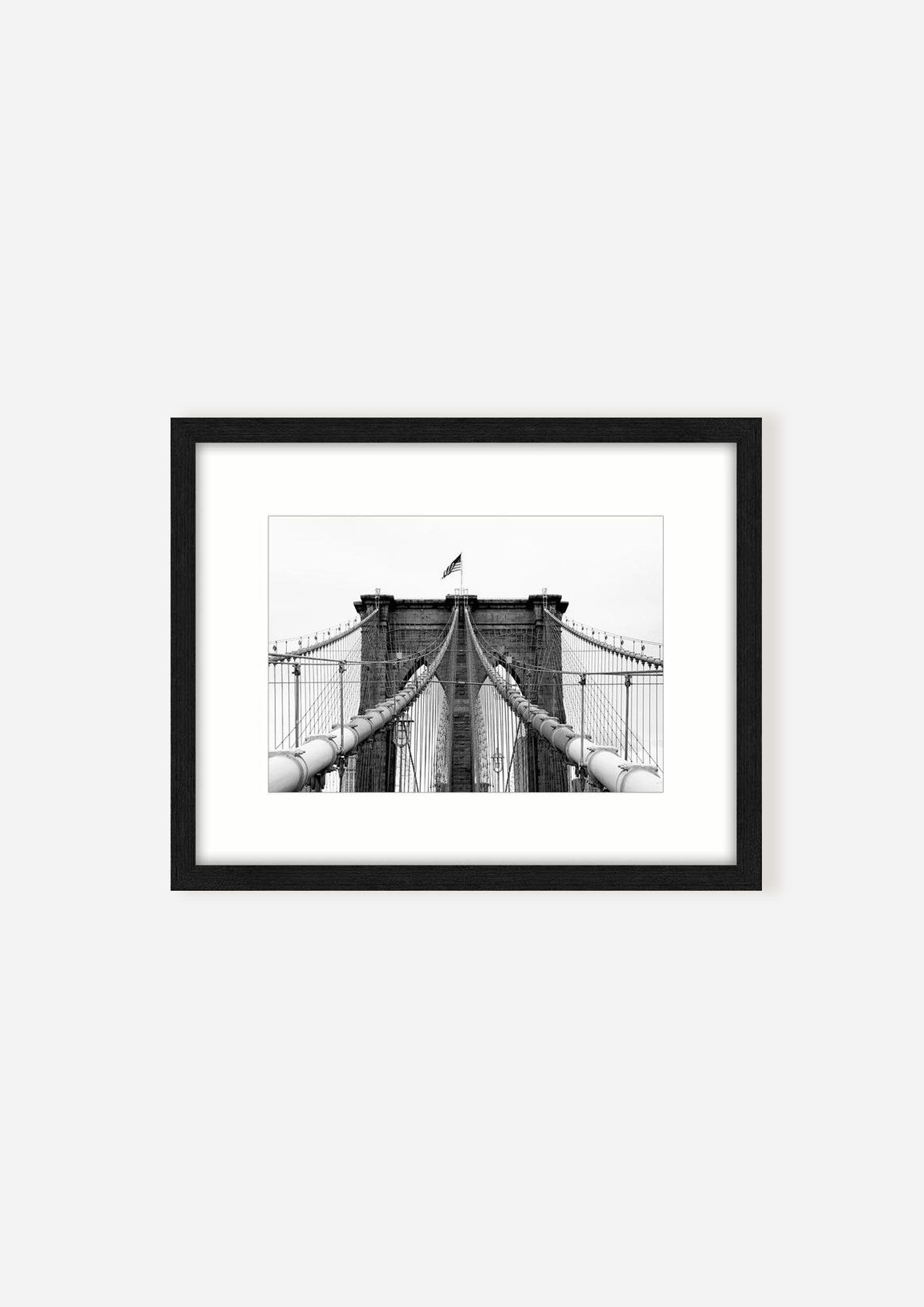 Flagged Framed Print