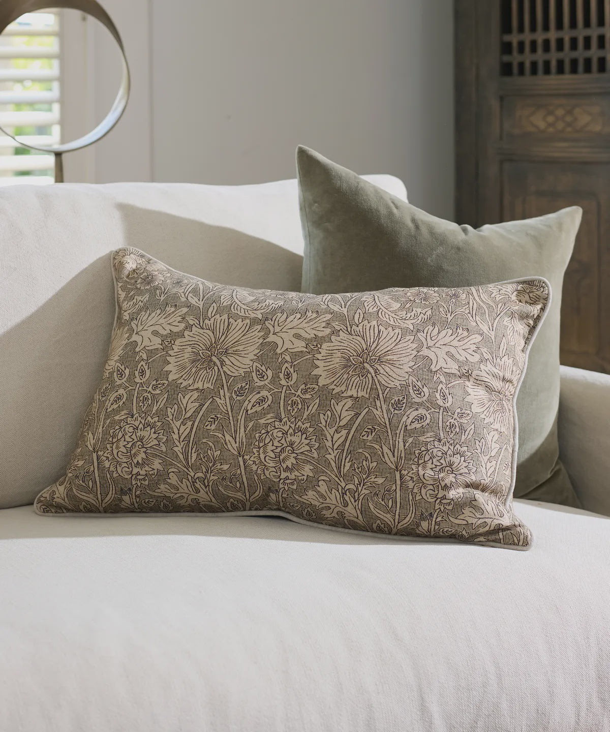 Flora Block Cushion Cover