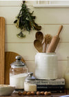 Franco Rustic White Utensil Holder