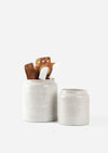 Franco Rustic White Utensil Holder