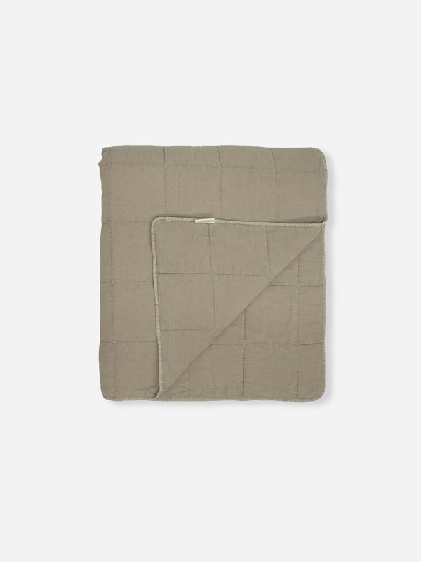 Freya Quilt | Taupe