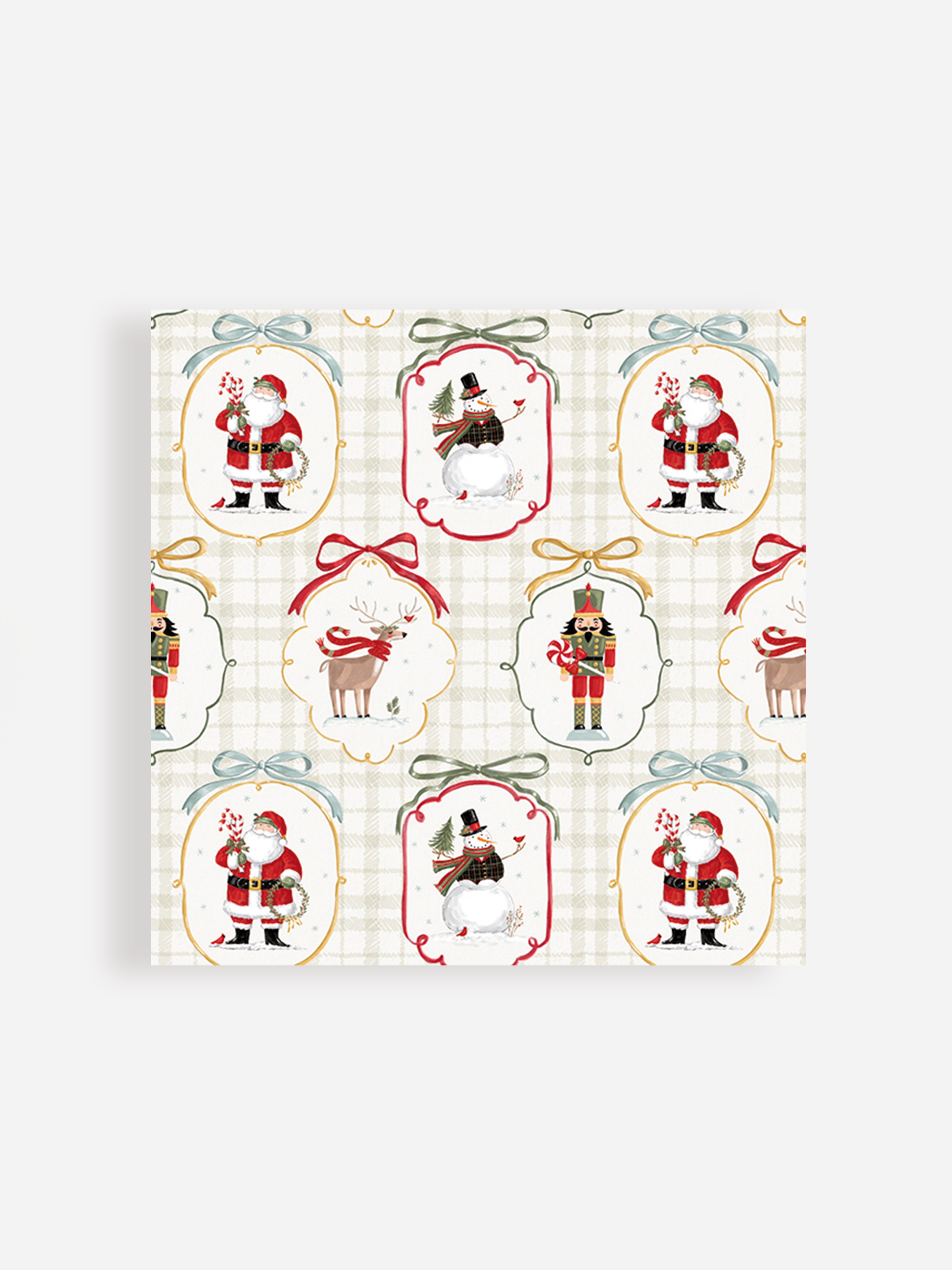 Frosty Cameos Napkins