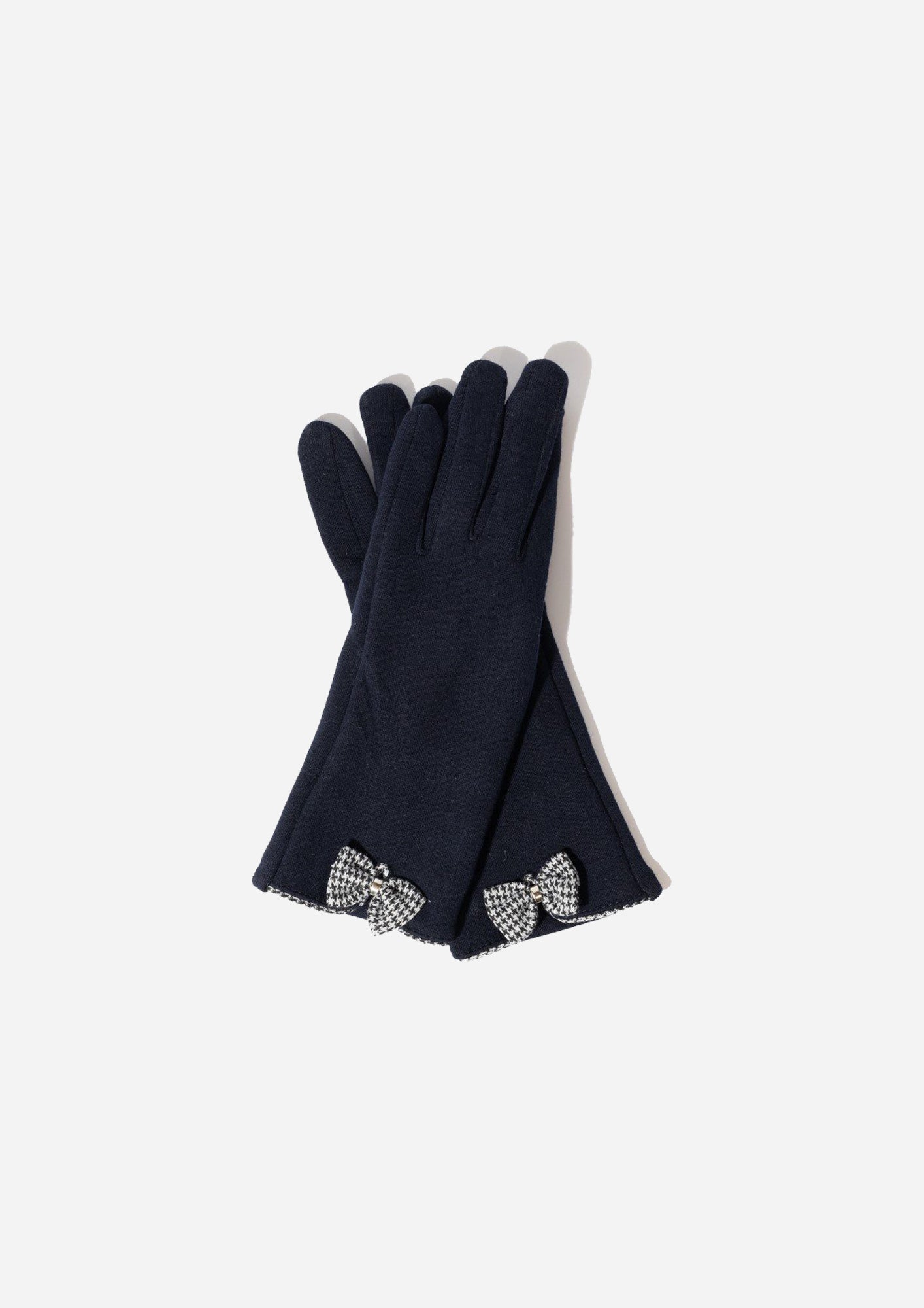 Gingham Bow Gloves