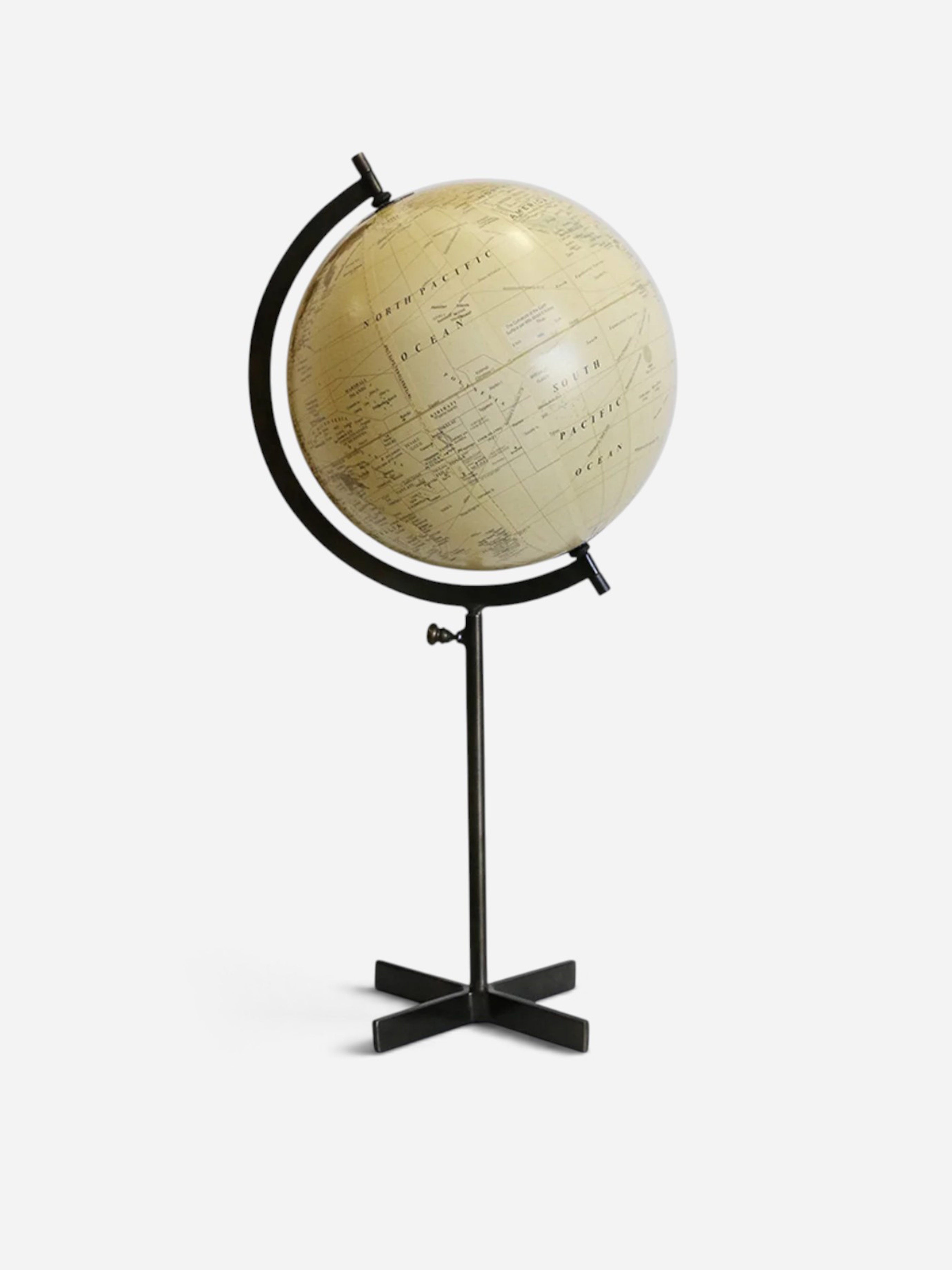 Globe on Black Stand