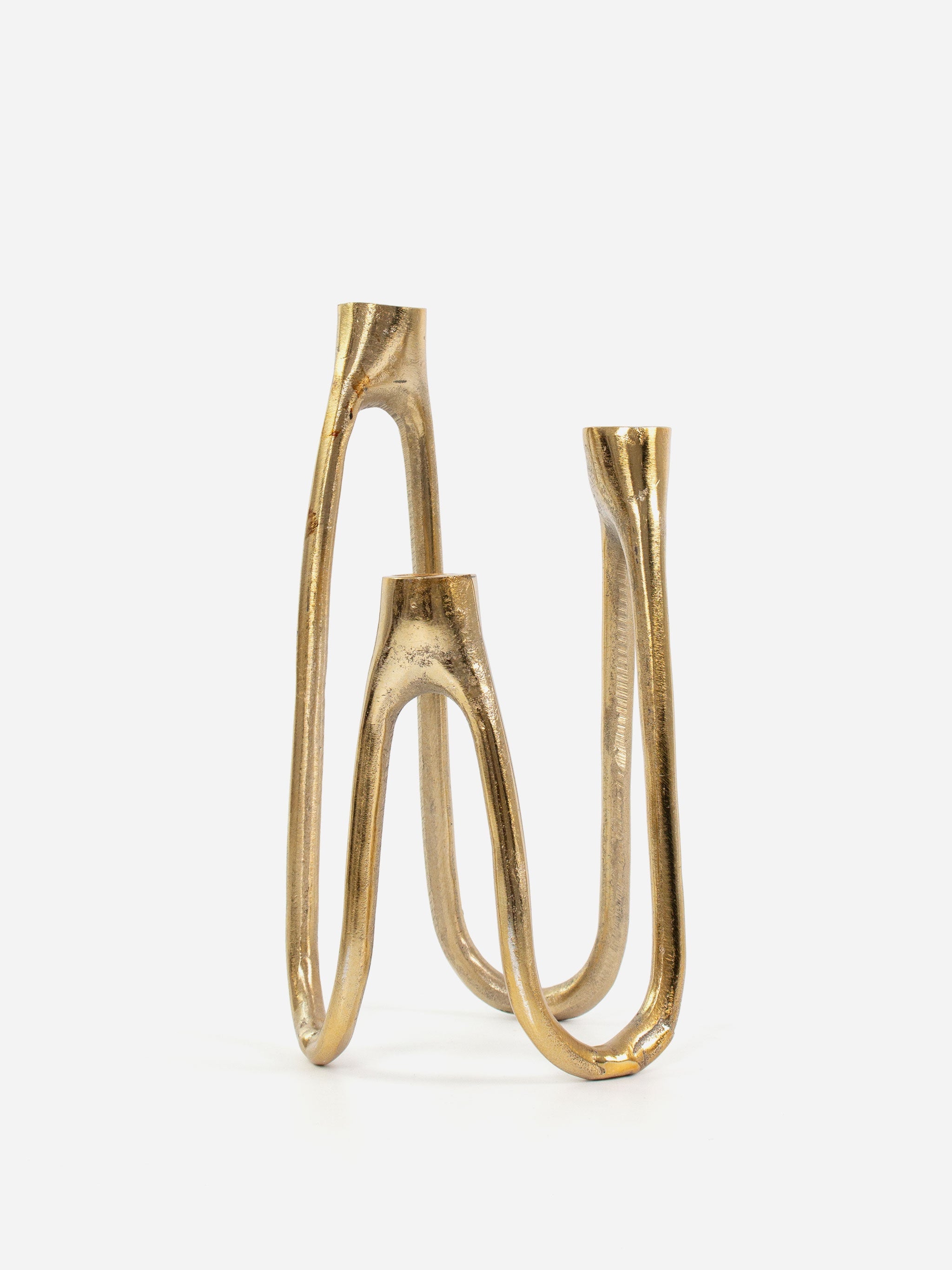 Gold Tiered Candle Holder