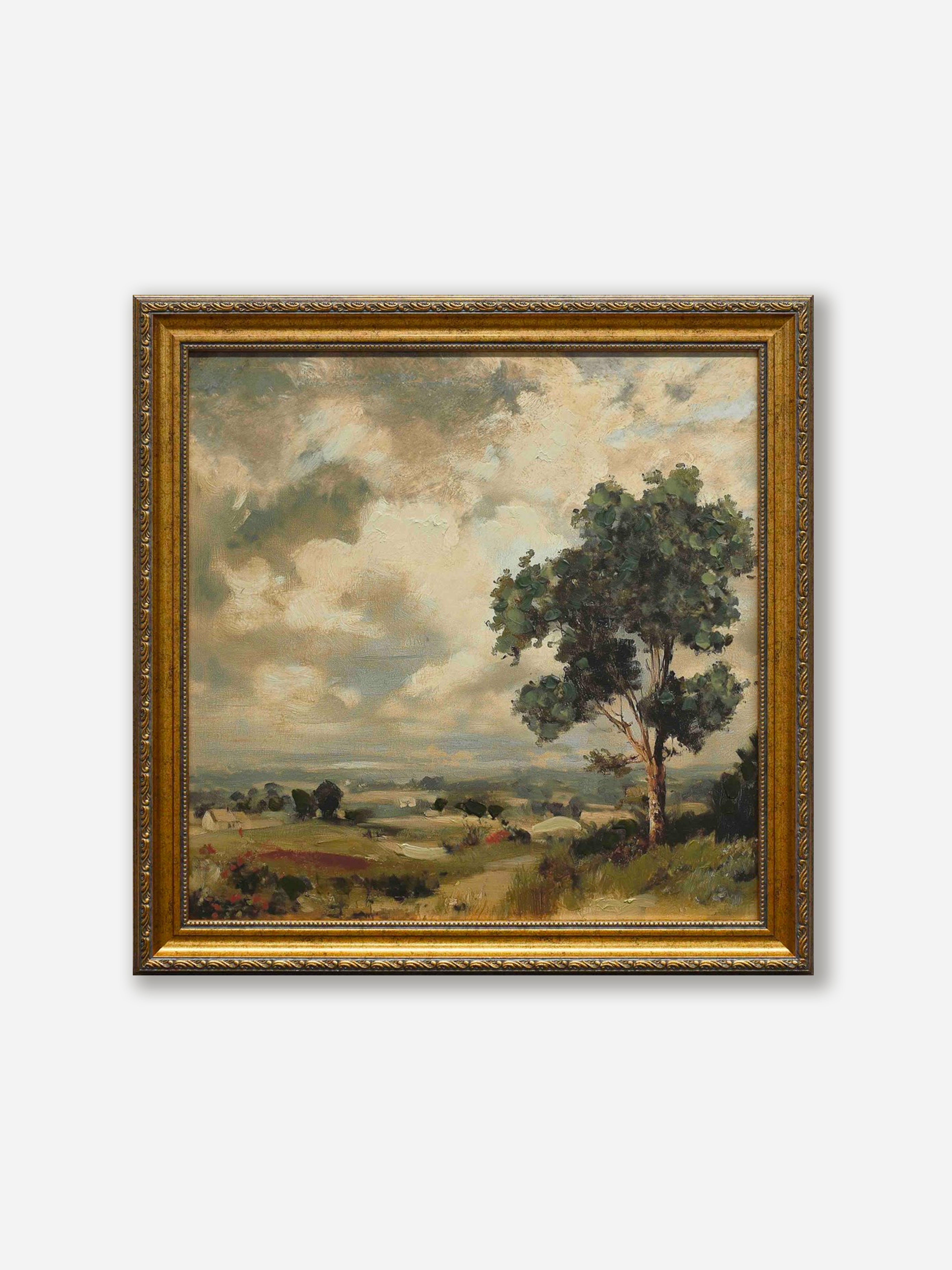 Golden Valley Framed Canvas