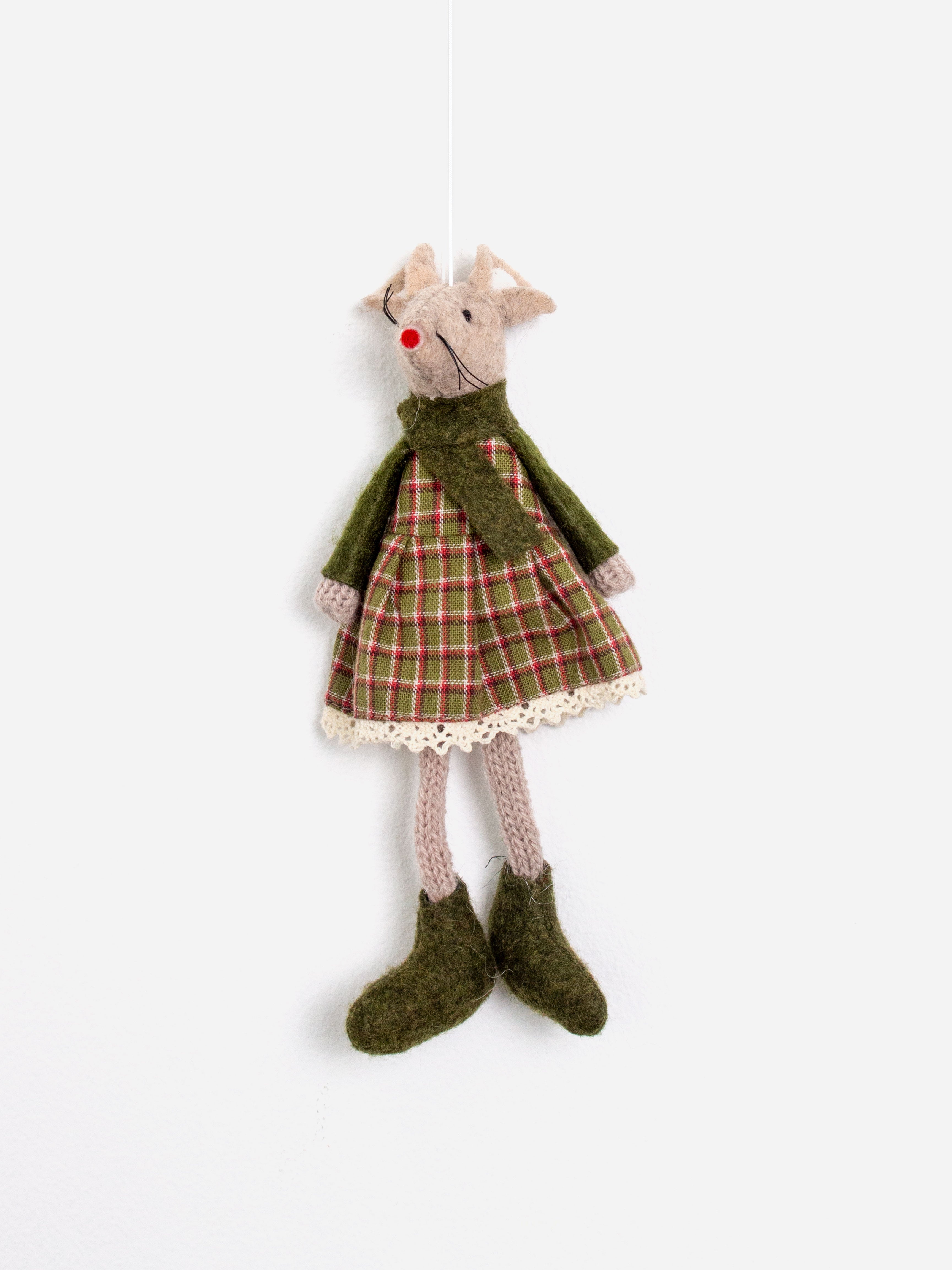 Green Mouse Hanging