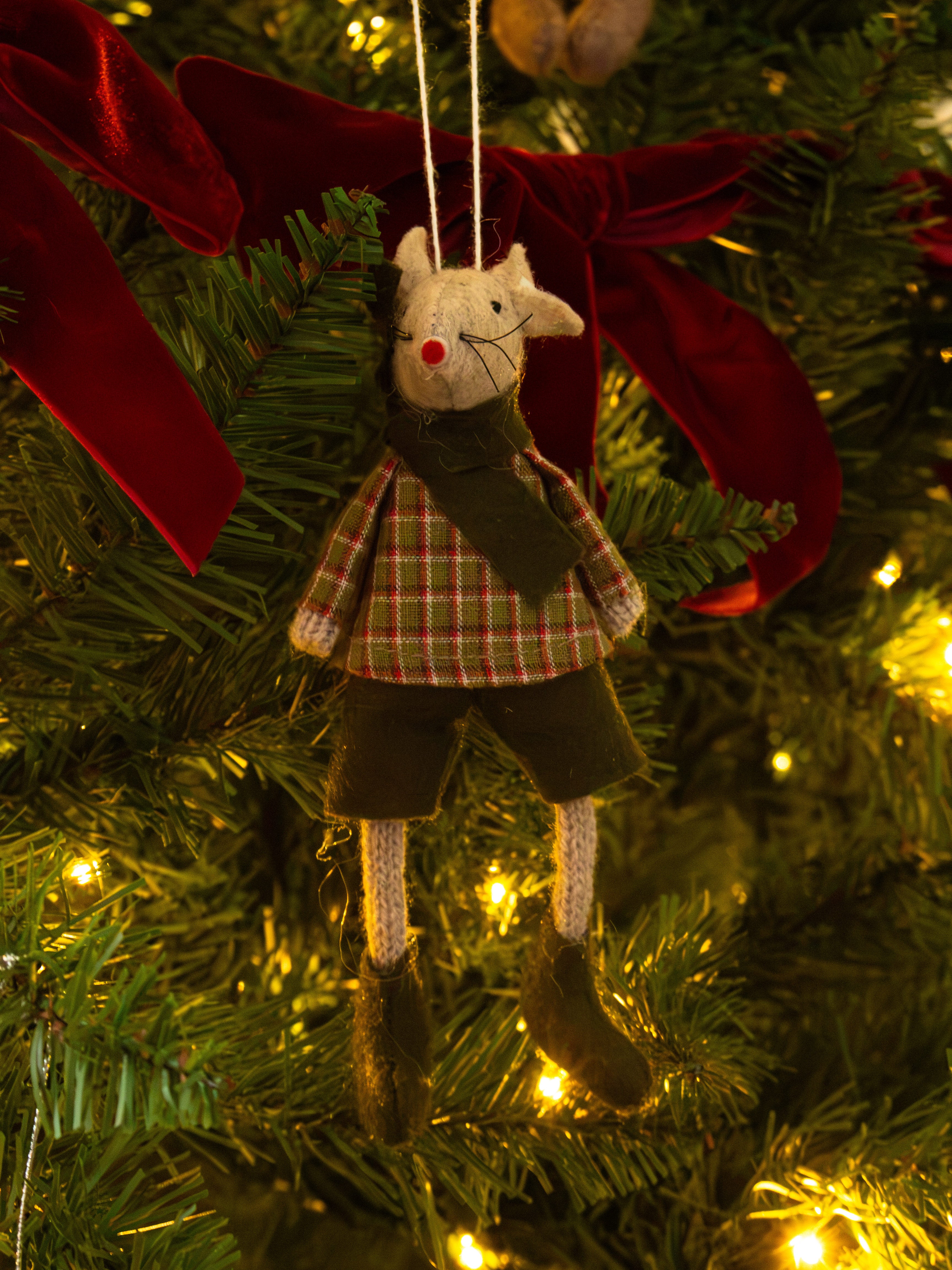 Green Mouse Hanging