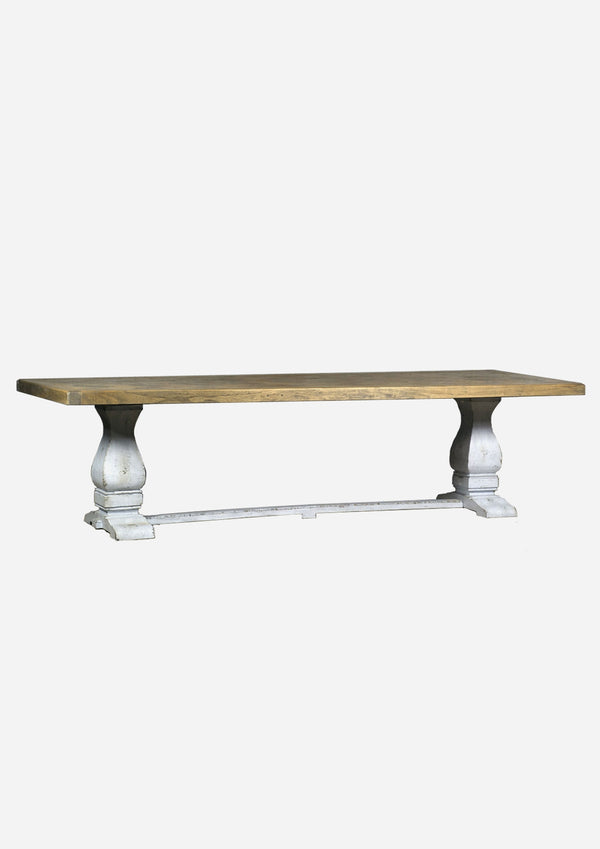 Hamptons Style Bell Leg Dining Table