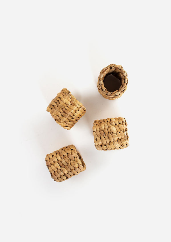 Handwoven Napkin Ring Set