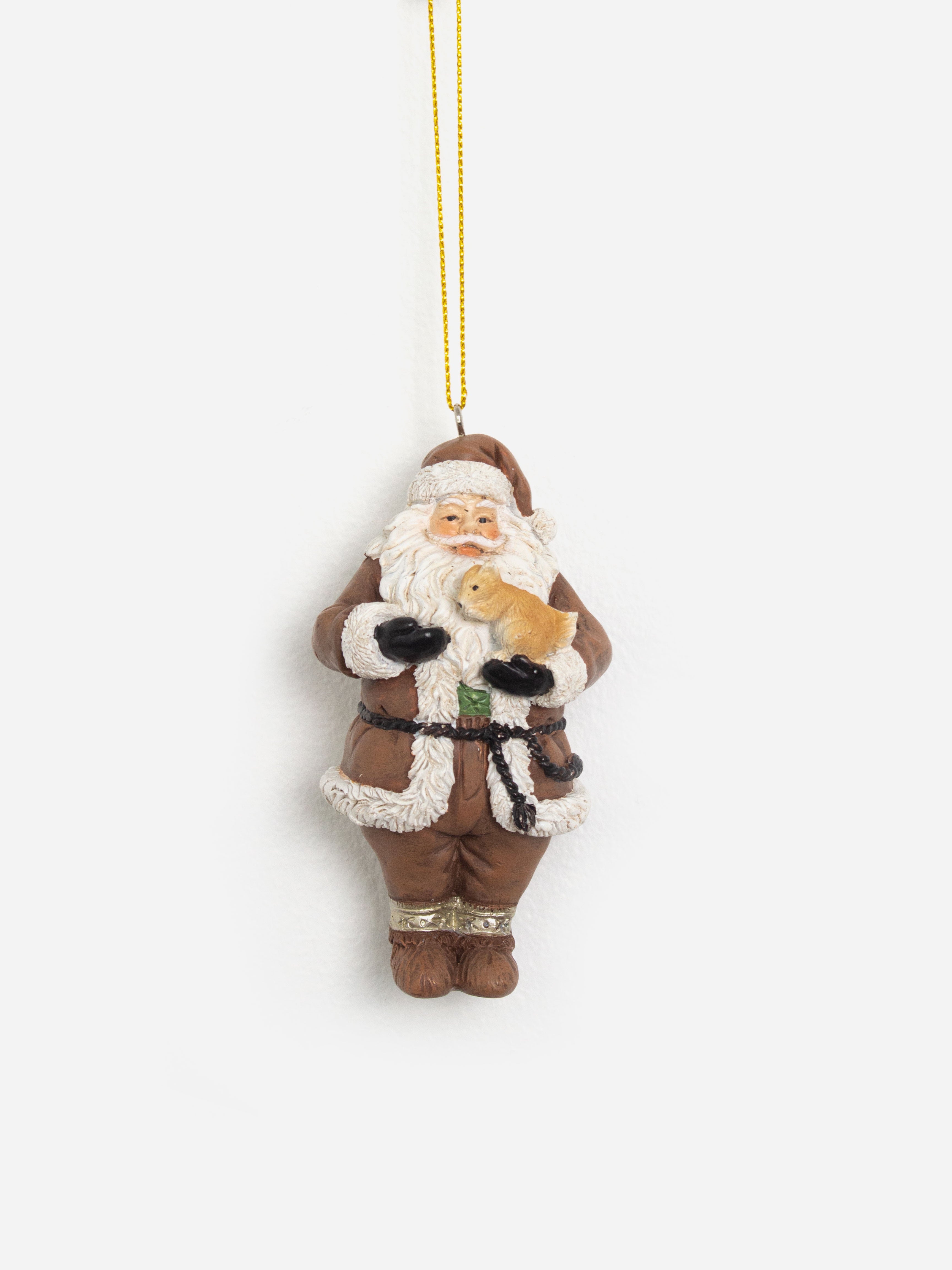 Hanging Santa with Squirrel