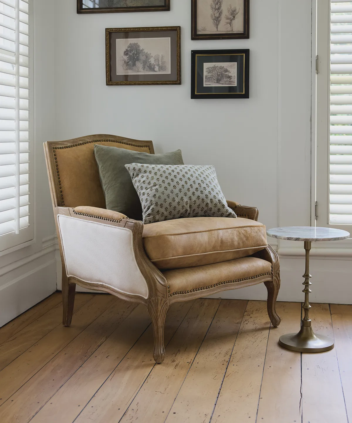 Harvey Leather Armchair