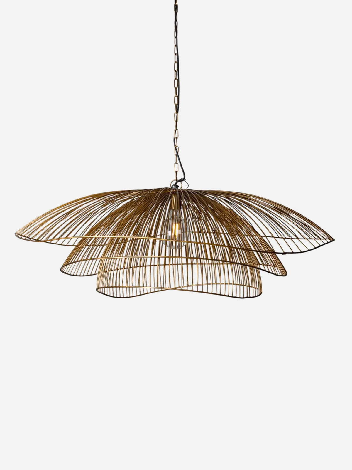 Havana Layered Metal Pendant