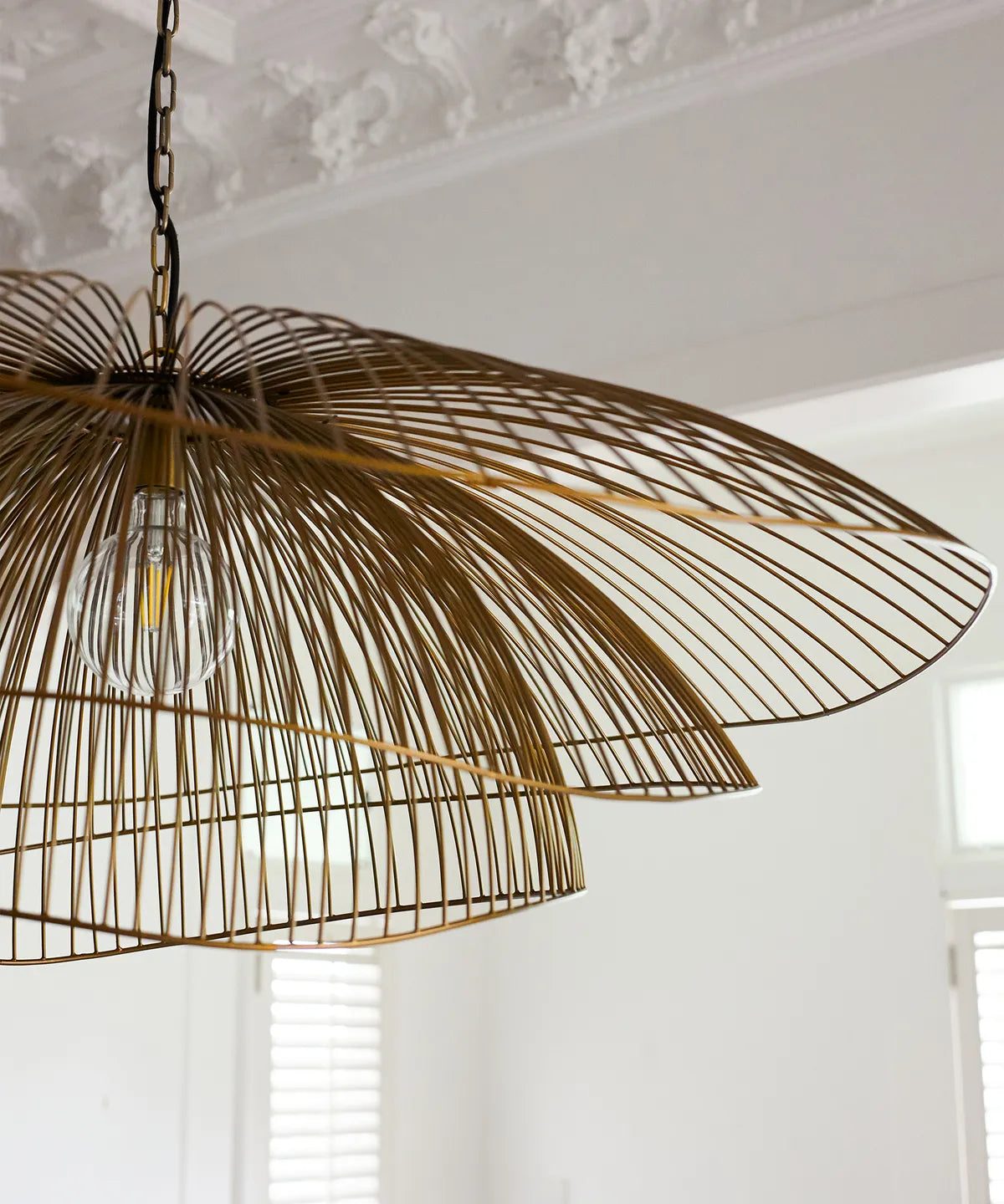 Havana Layered Metal Pendant