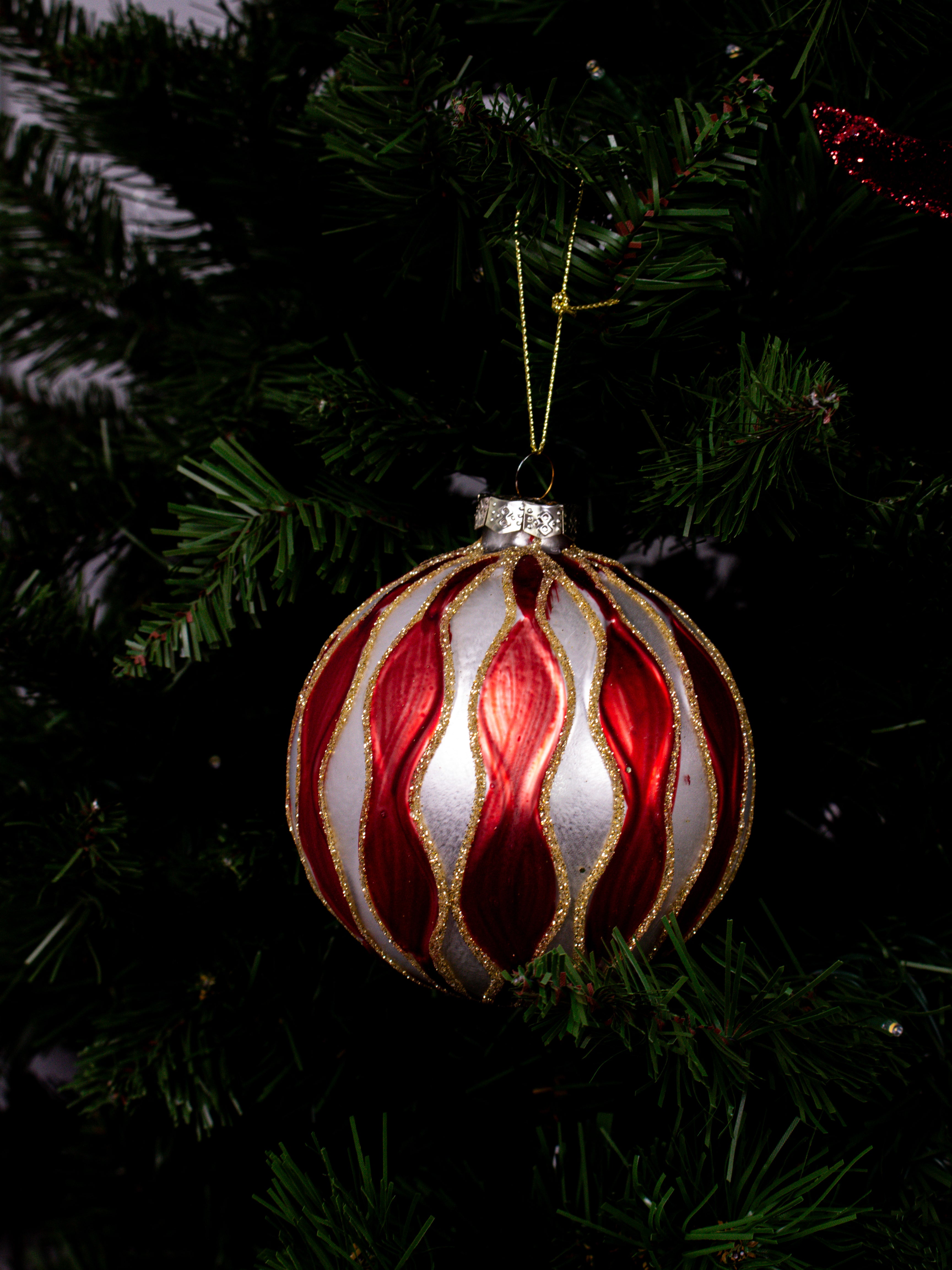 Peppermint Twist Bauble