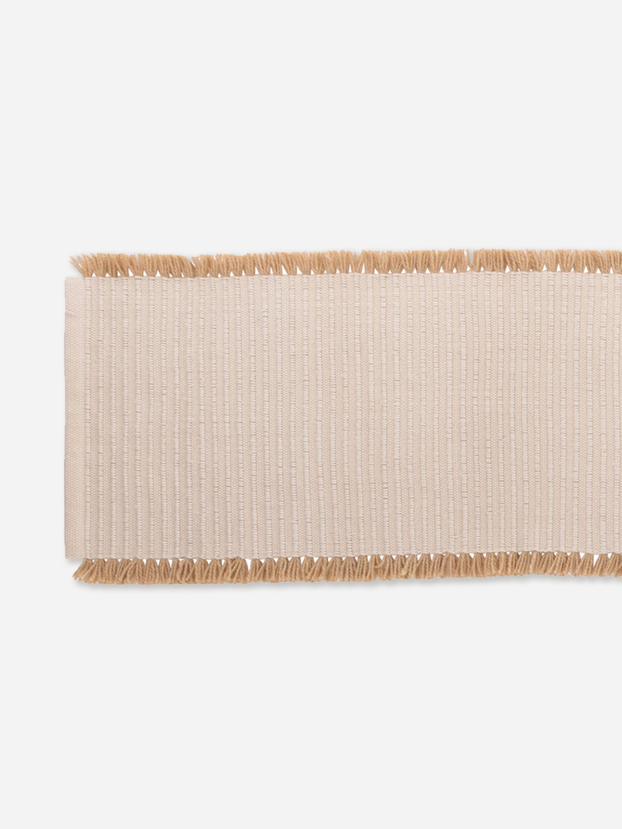 Isla Natural Fringe Table Runner
