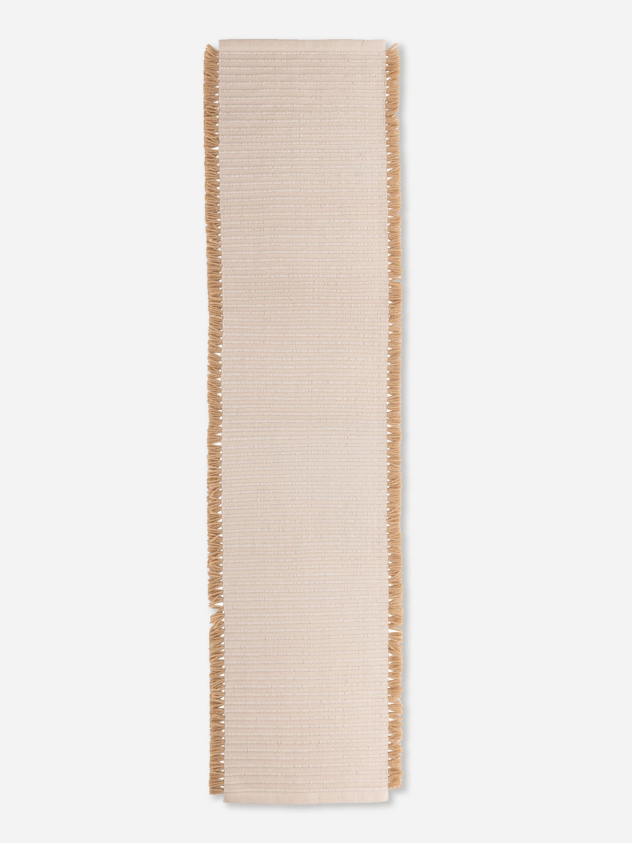 Isla Natural Fringe Table Runner