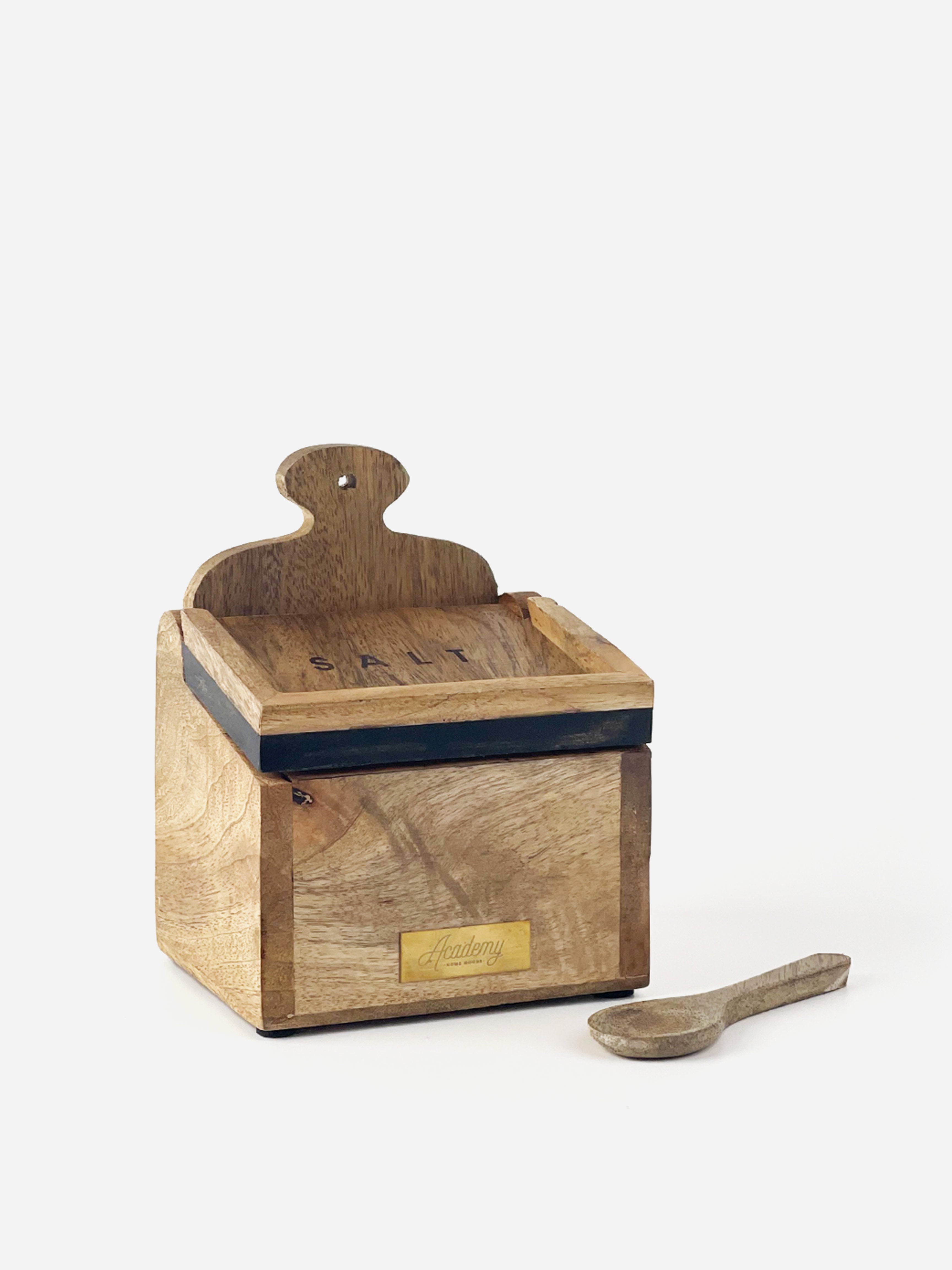James Salt Box with Spoon