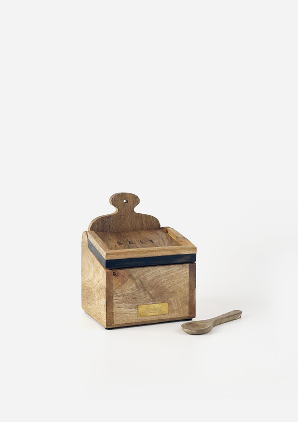 James Salt Box with Spoon