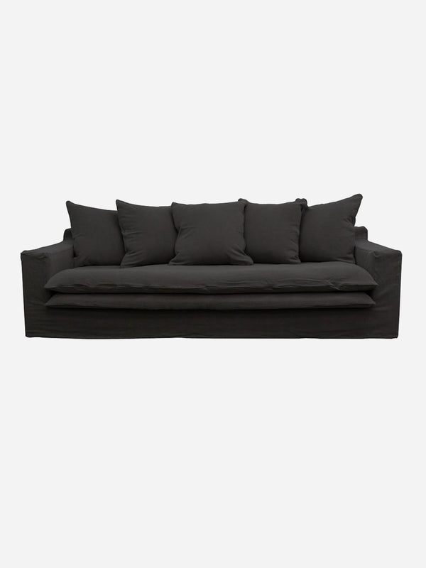 Keely 3 Seater | Carbon