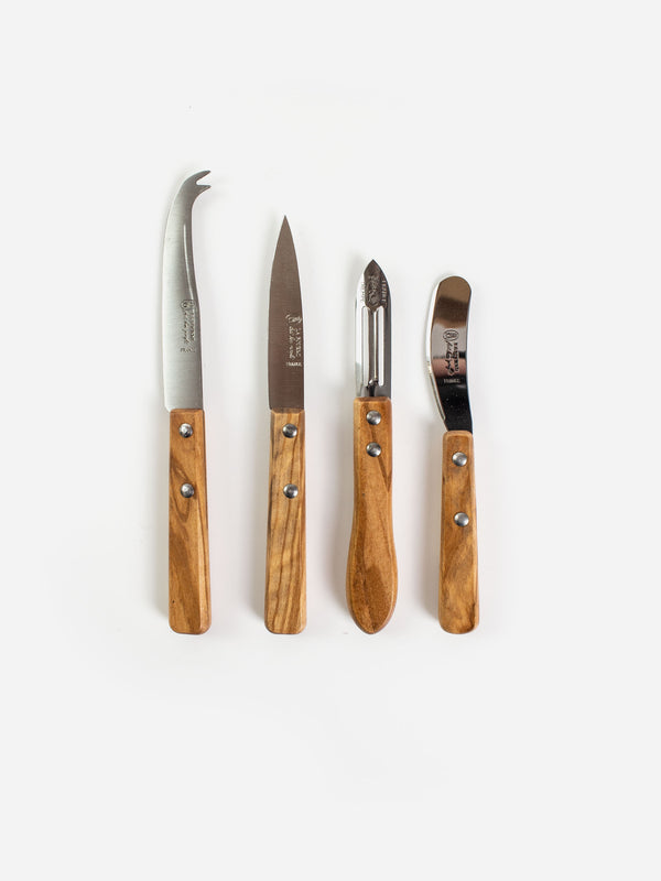 La Fourmi Olive Wood Knife Set