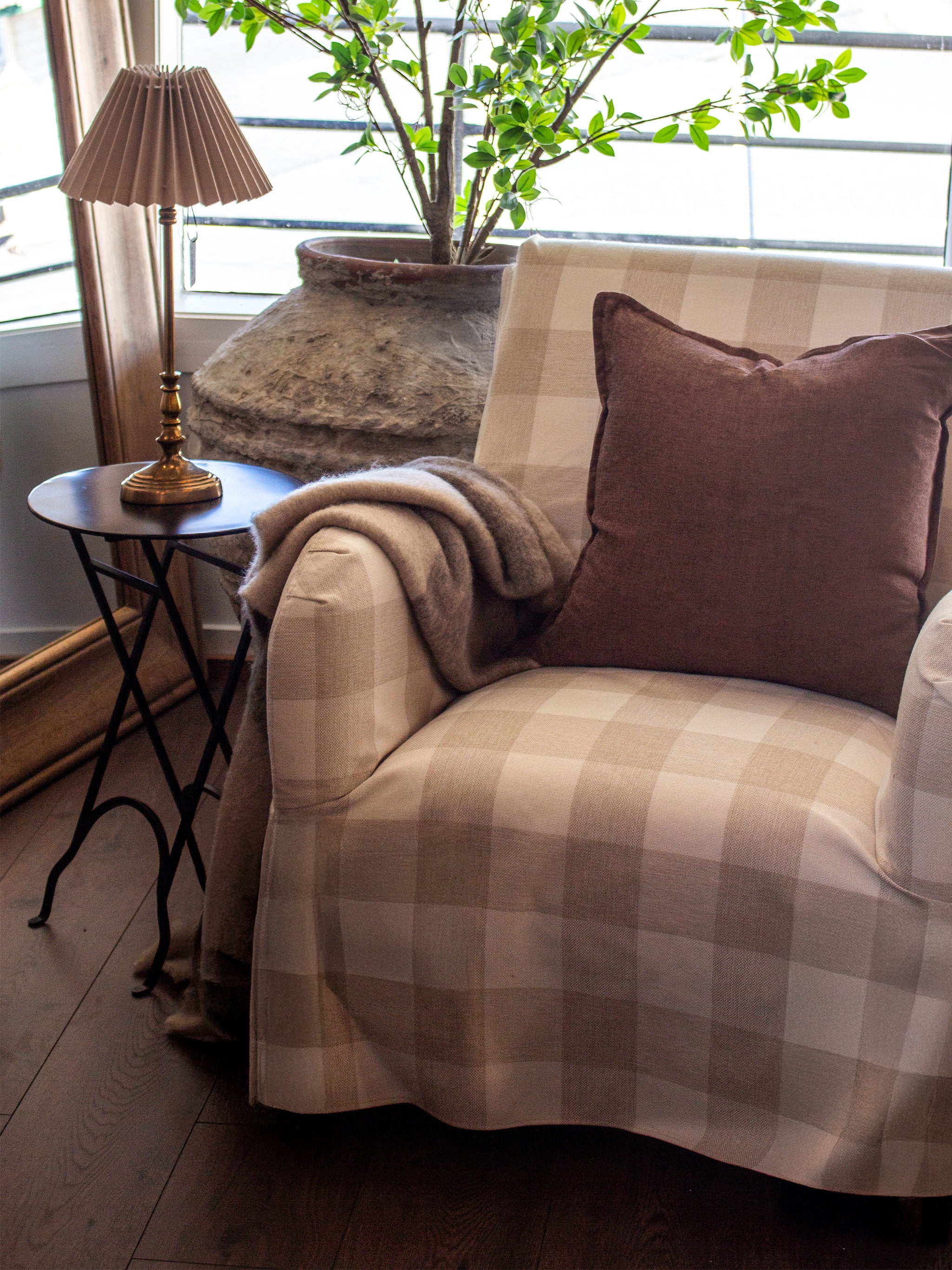 Lainey Slip Cover Armchair