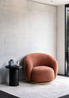 Lincoln Swivel Chair | Rust