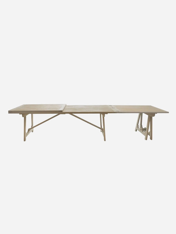 Lorraine Extending Dining Table | White Washed