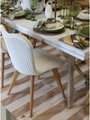 Lorraine Extending Dining Table | White Washed