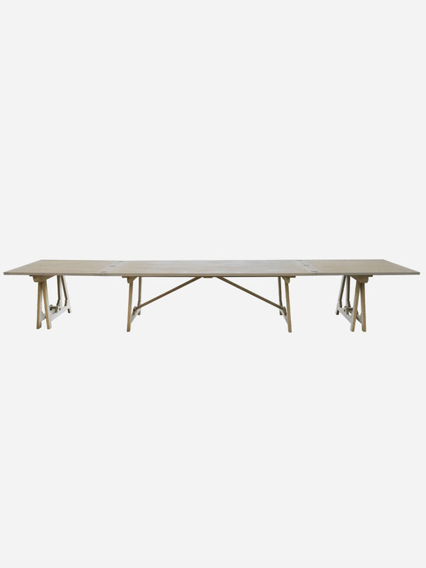 Lorraine Extending Dining Table | White Washed